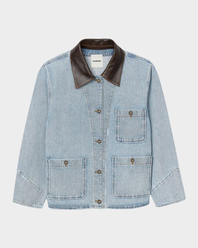 Virginie Denim Shirt Jacket